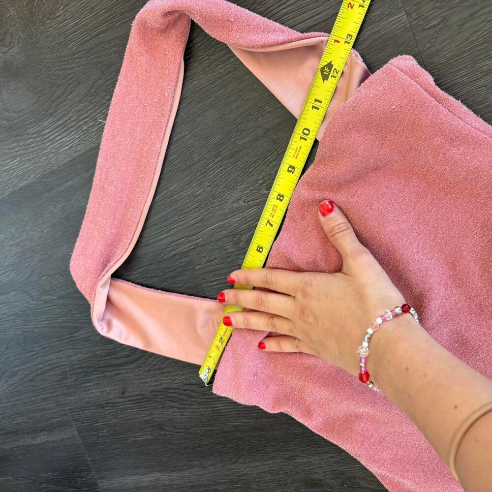 Delfi collective pink halter neck sparkly sz 6 - Picture 5 of 8